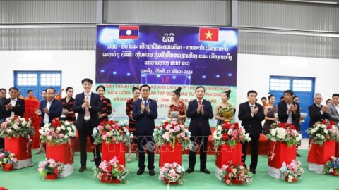 Bàn giao Khu liên hợp thể thao huyện Dakcheung năm 2024